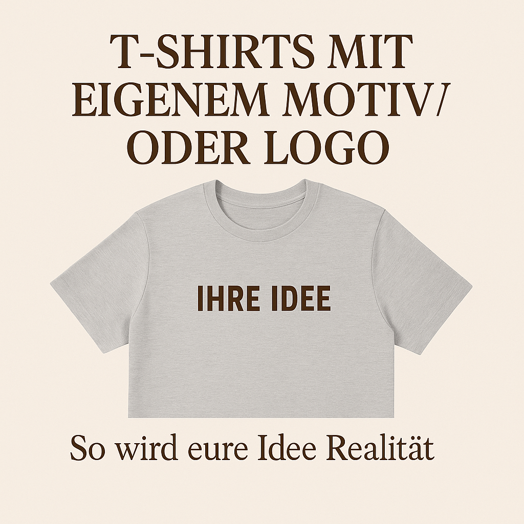 T-Shirts mit eigenem Motiv oder Logo bedrucken lassen – So wird eure Idee Realität