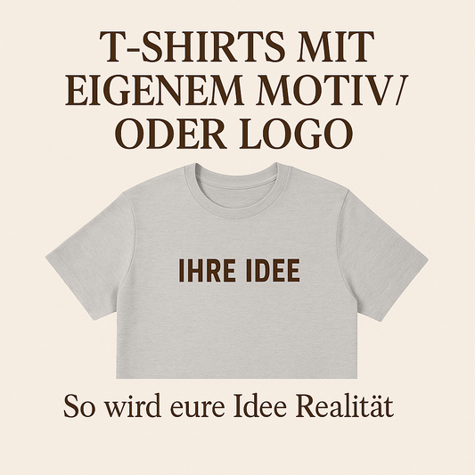 T-Shirts mit eigenem Motiv oder Logo bedrucken lassen – So wird eure Idee Realität